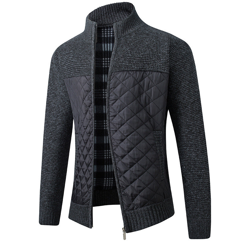 Unisex Insulated Polyester Blend Jacket Wind-Resistant Shell - BritishMode