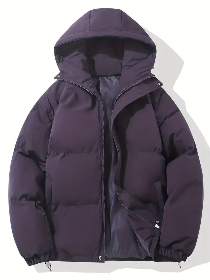 Mens Insulated Puffer Jacket with Hood