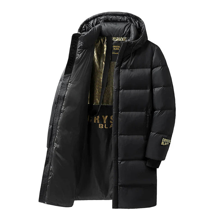 Mens Insulated Long Down Coat Winter Warm - BritishMode