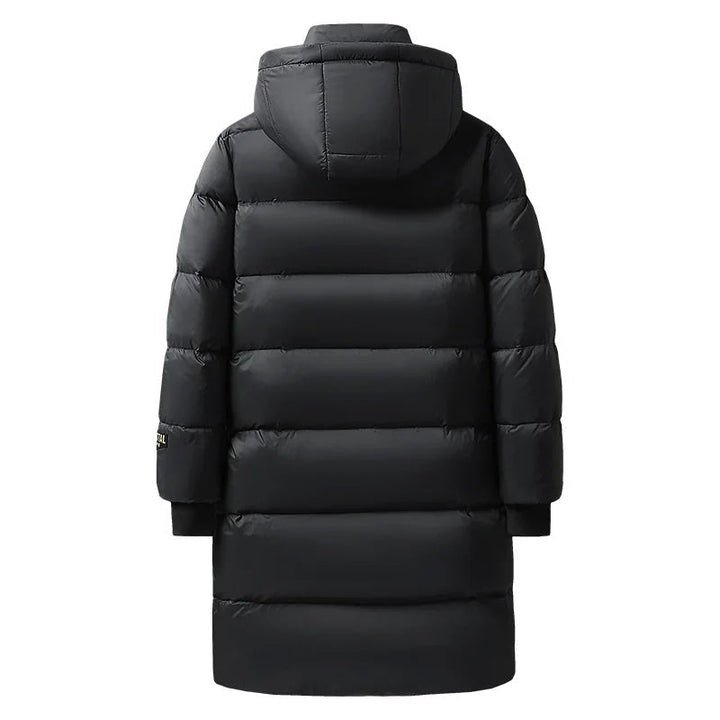 Mens Insulated Long Down Coat Winter Warm