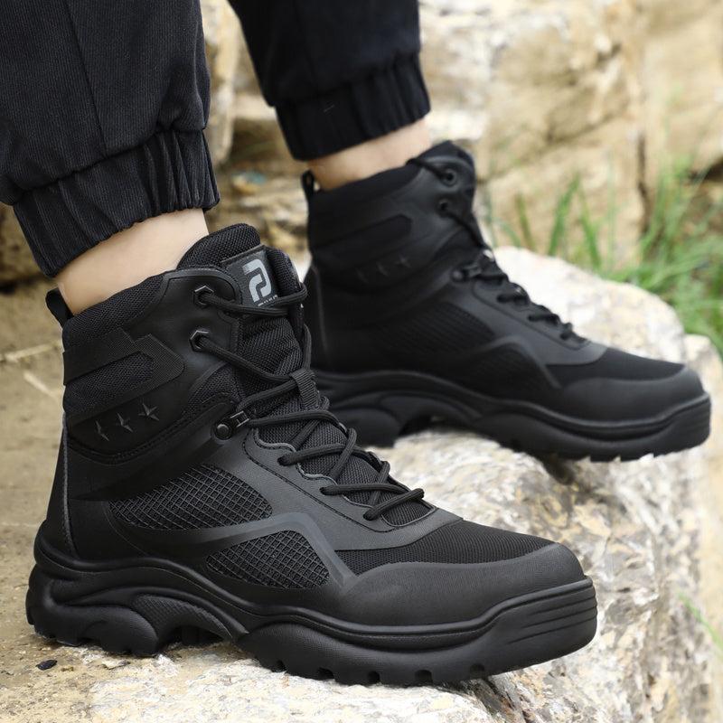 Mens Steel Toe Safety Boots Durable Work