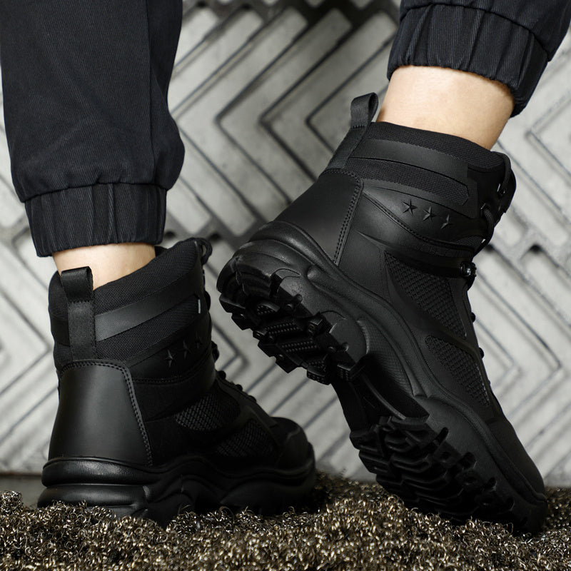 Mens Steel Toe Safety Boots Durable Work