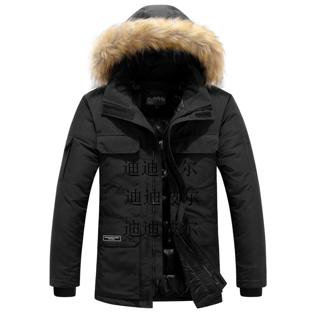 Mens Parka Jacket Thermal Insulated Winter Fit