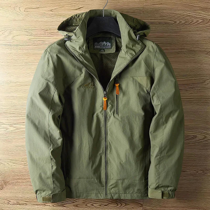 Mens Hooded Windbreaker Jacket Lightweight
