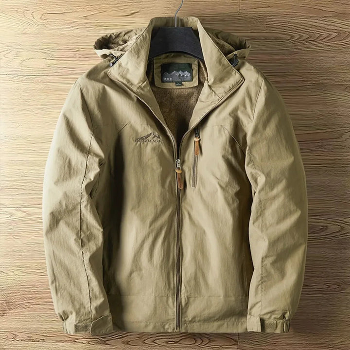 Mens Hooded Windbreaker Jacket Lightweight