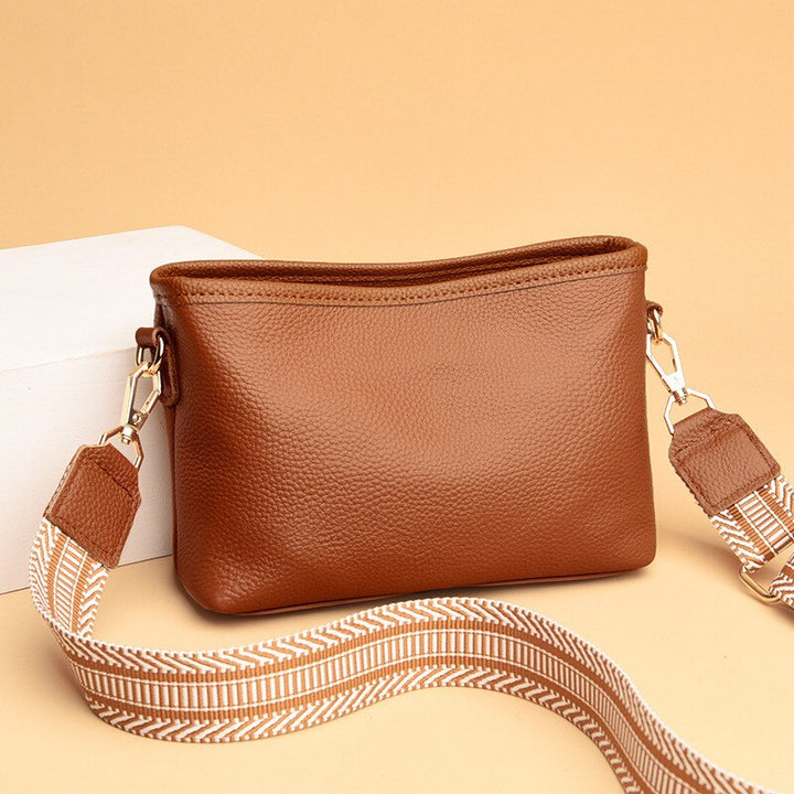 Womens Small Crossbody Handbag Leather Adjustable Strap