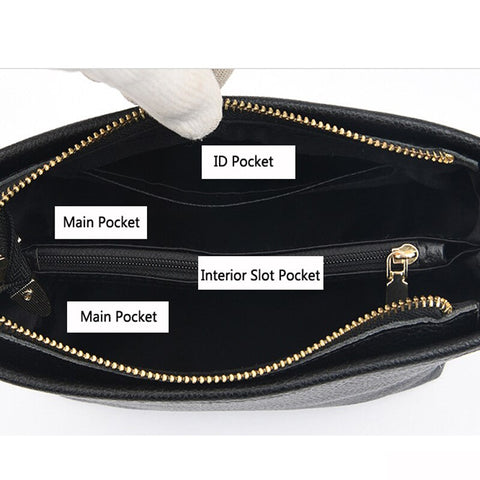 Womens Small Shoulder Bag with Wide Guitar Strap