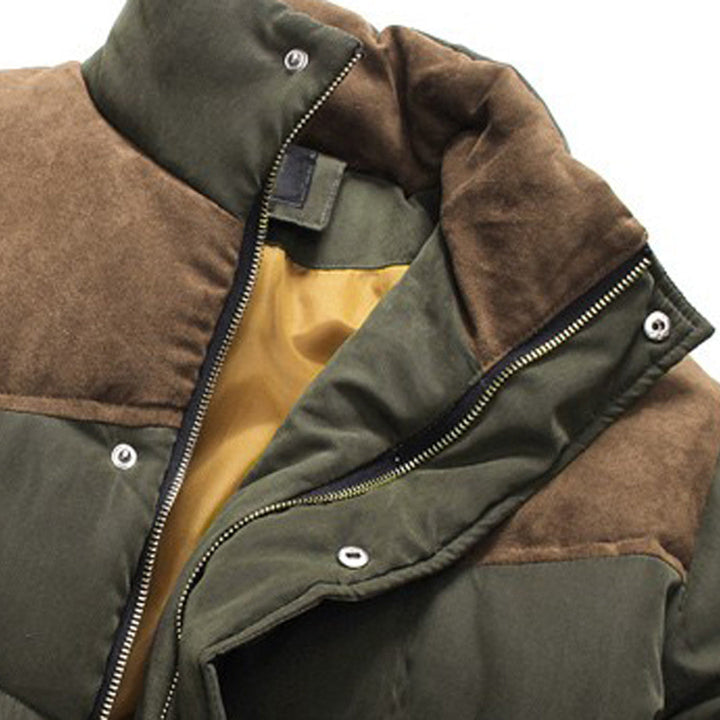 Mens Waterproof Puffer Jacket Insulated Warm Fit