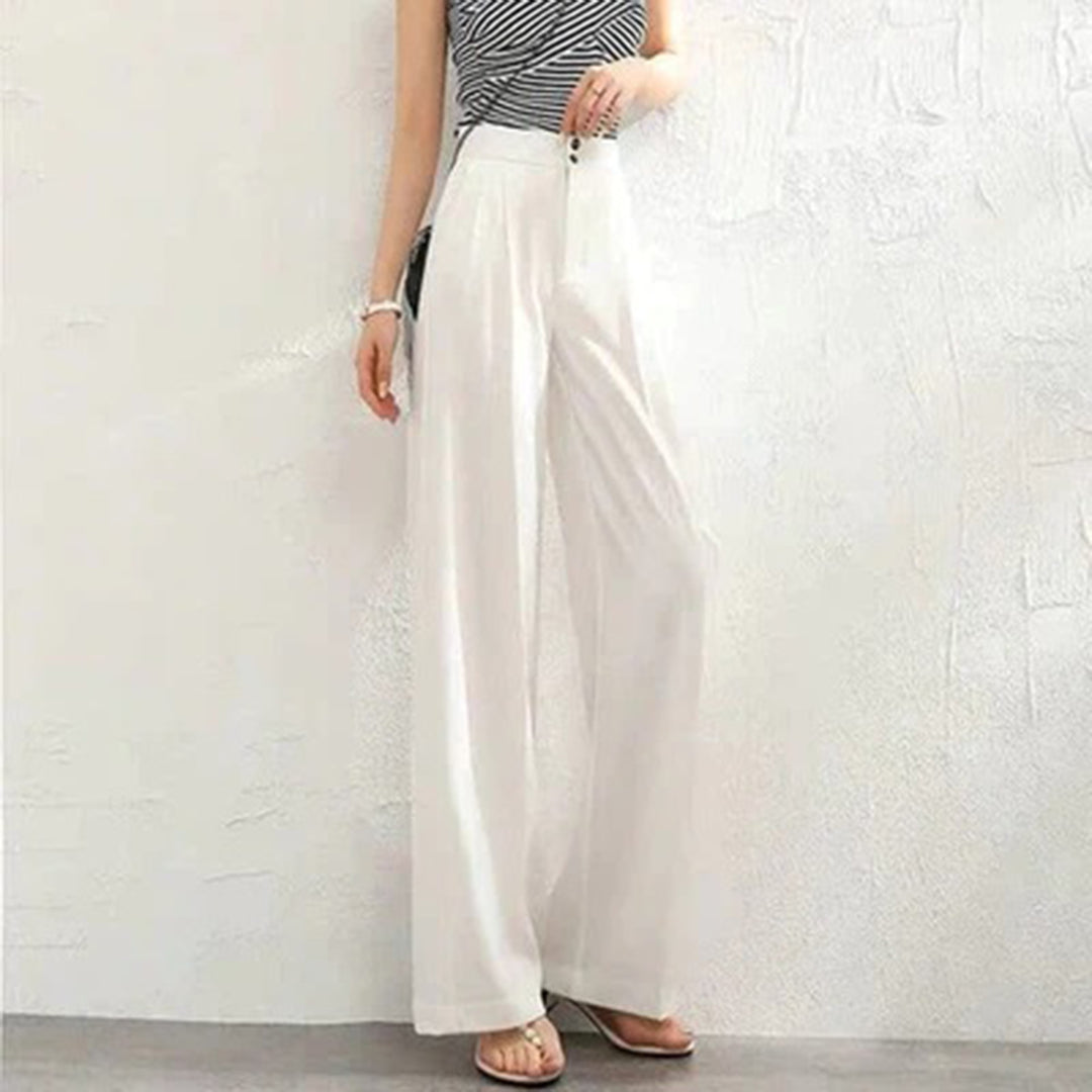 Womens High Waist Loose Fit Comfortable Pants - BritishMode