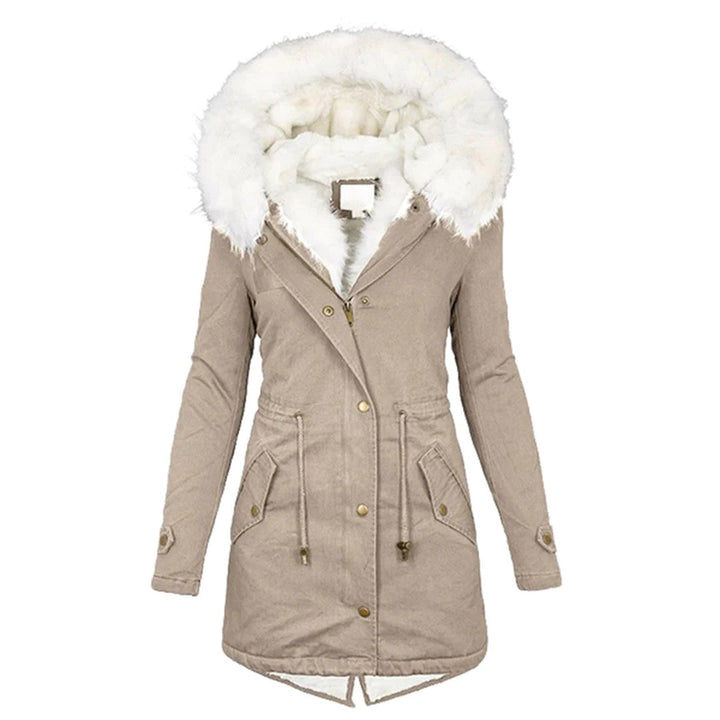 Womens Long Winter Coat Insulated Warm Fit - BritishMode