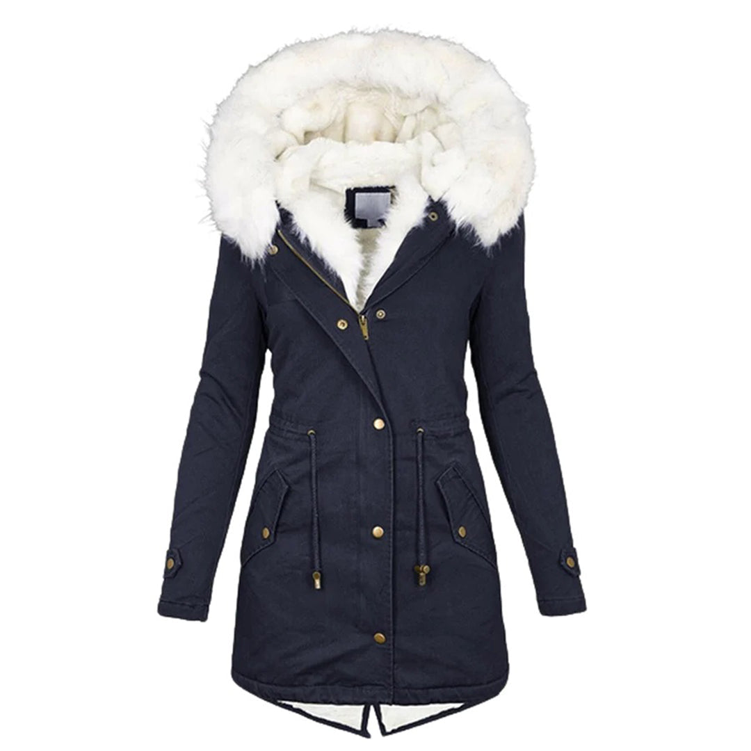 Womens Long Winter Coat Insulated Warm Fit