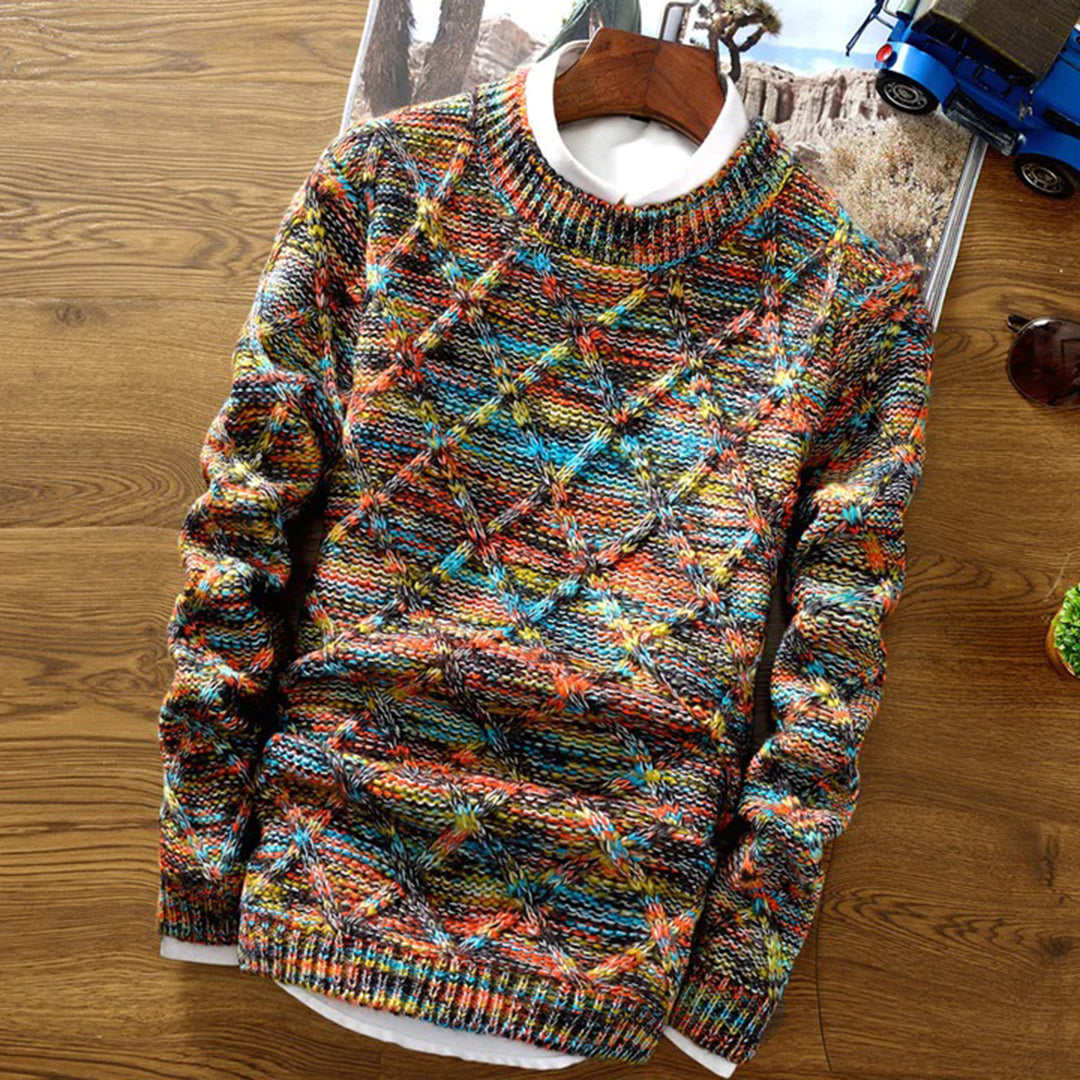 Mens Knitted Jumper Stylish Regular Fit - BritishMode