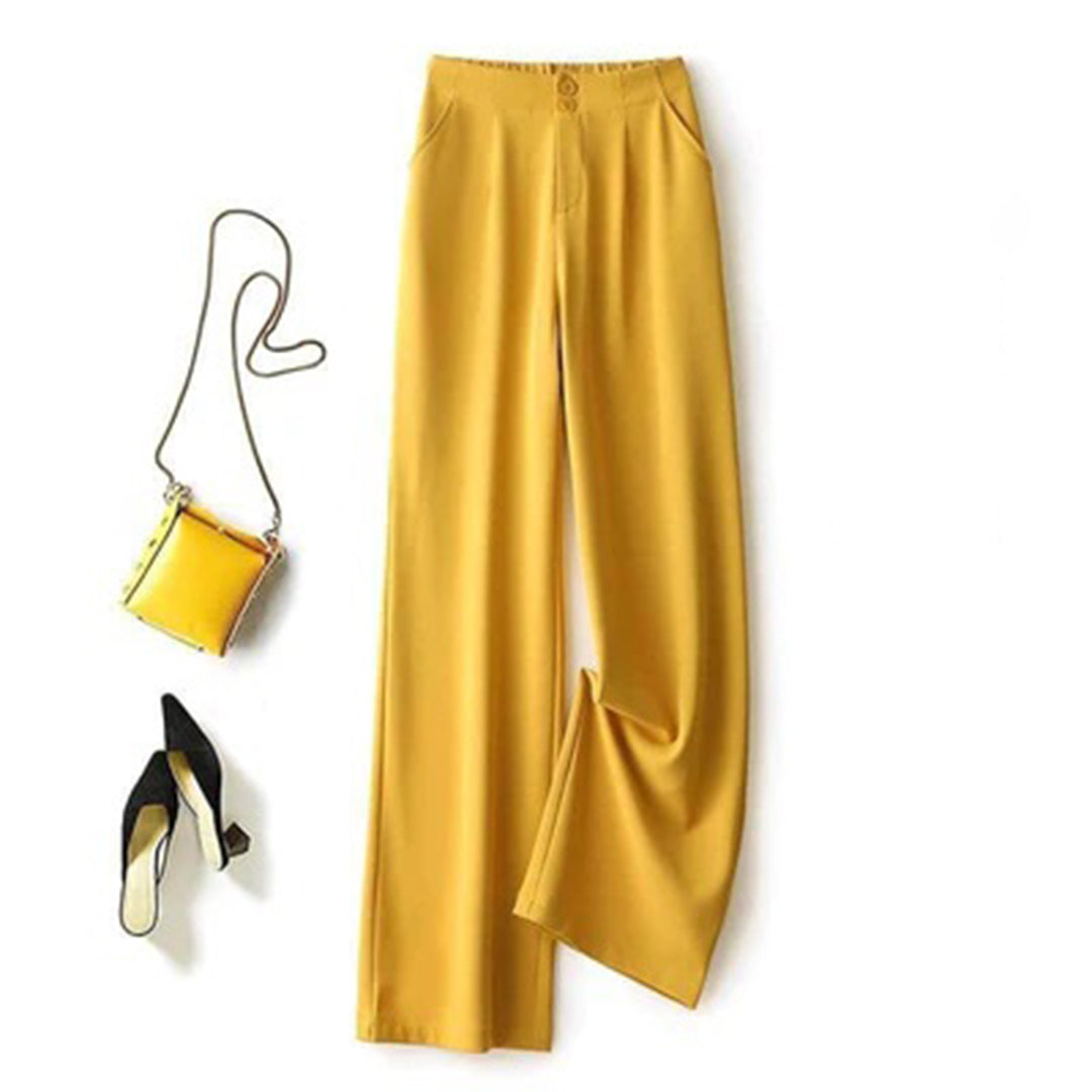 Womens High Waist Loose Fit Comfortable Pants
