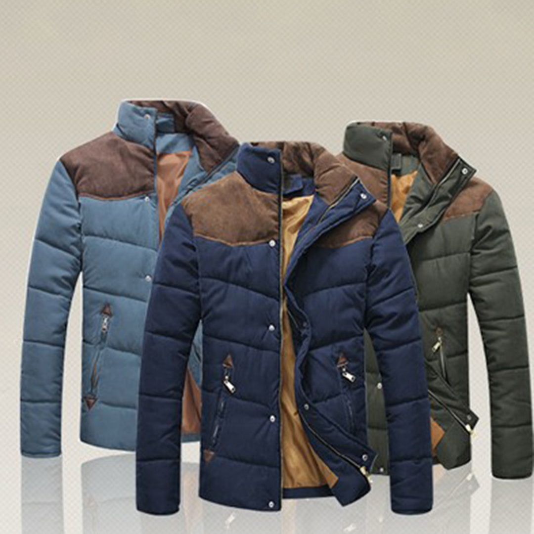 Mens Waterproof Puffer Jacket Insulated Warm Fit