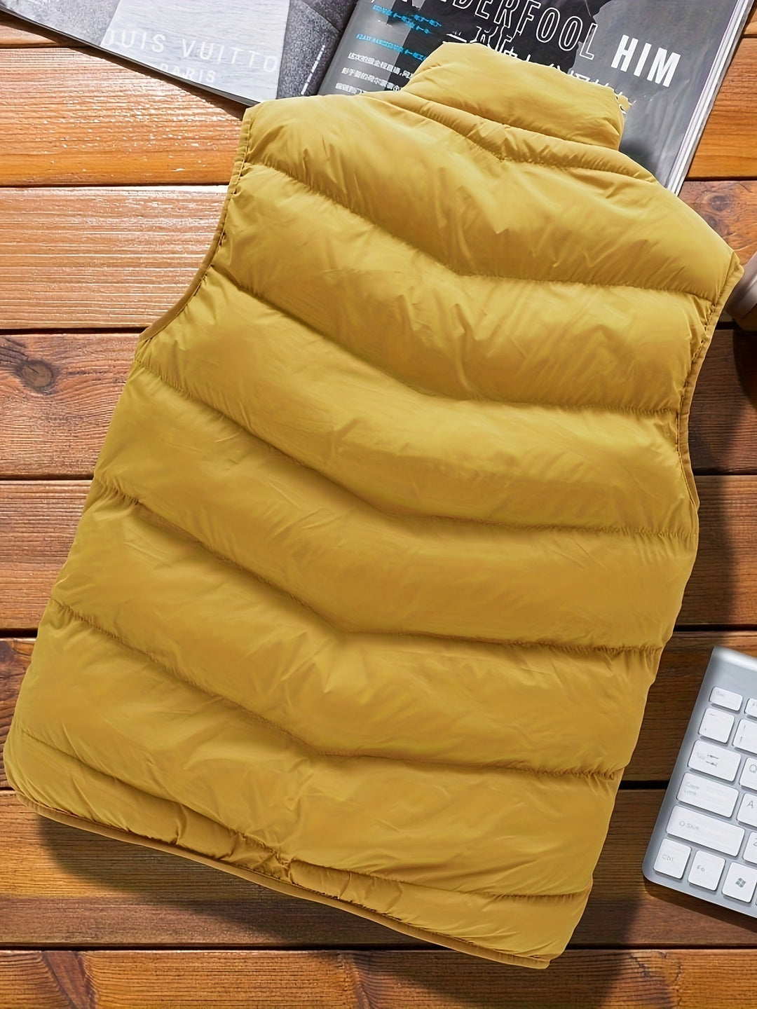 Unisex Puffer Vest Low Bulk Insulation Lightweight Fit