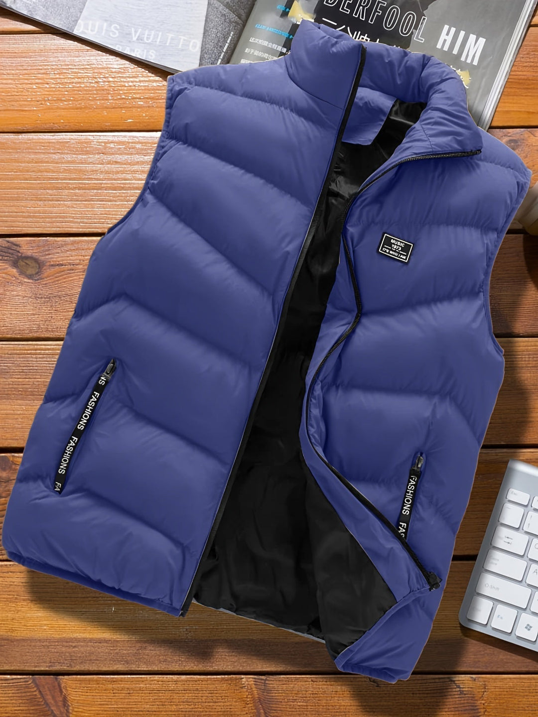 Unisex Puffer Vest Low Bulk Insulation Lightweight Fit