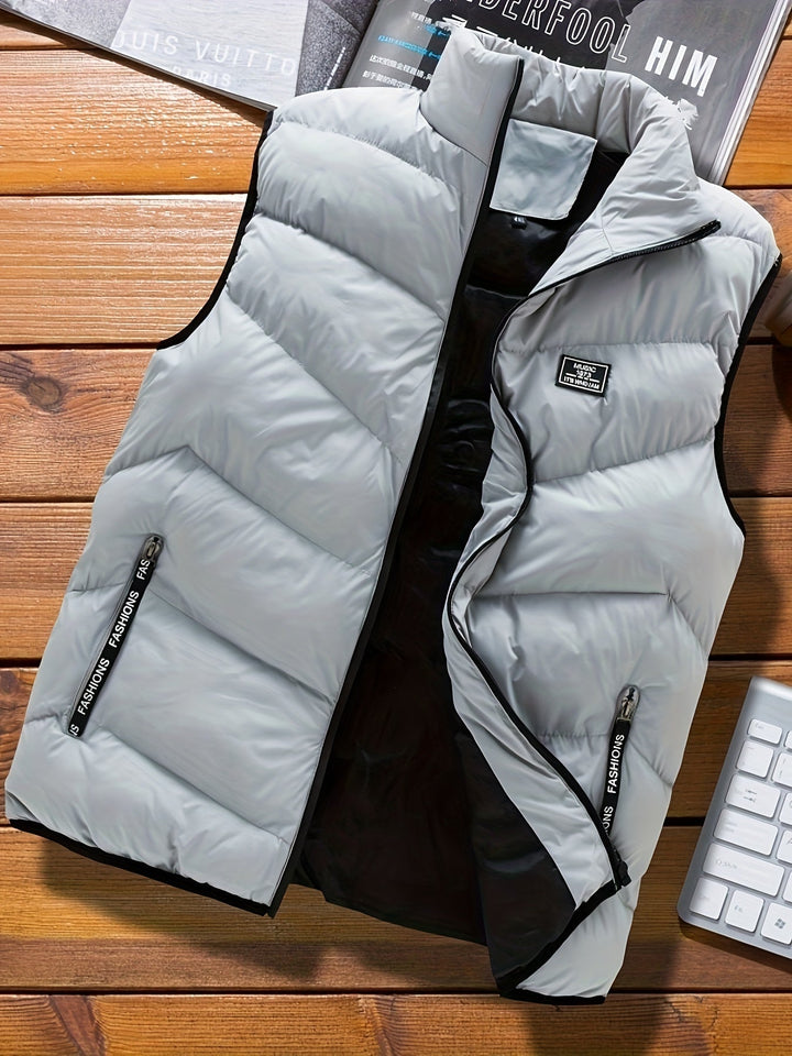 Unisex Puffer Vest Low Bulk Insulation Lightweight Fit