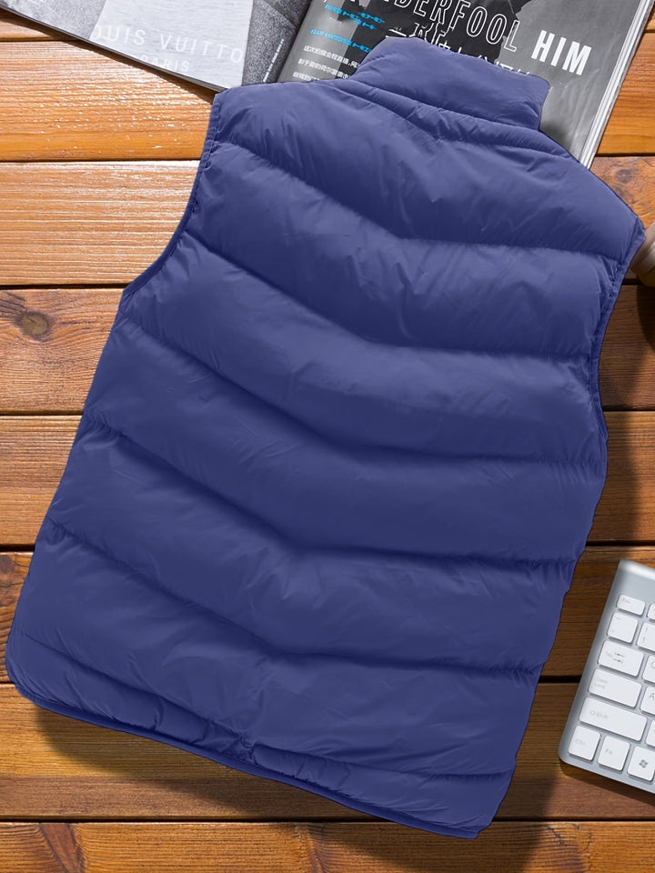 Unisex Puffer Vest Low Bulk Insulation Lightweight Fit
