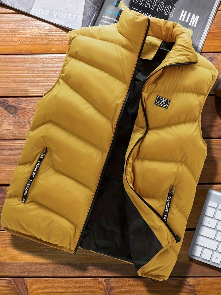 Unisex Puffer Vest Low Bulk Insulation Lightweight Fit - BritishMode