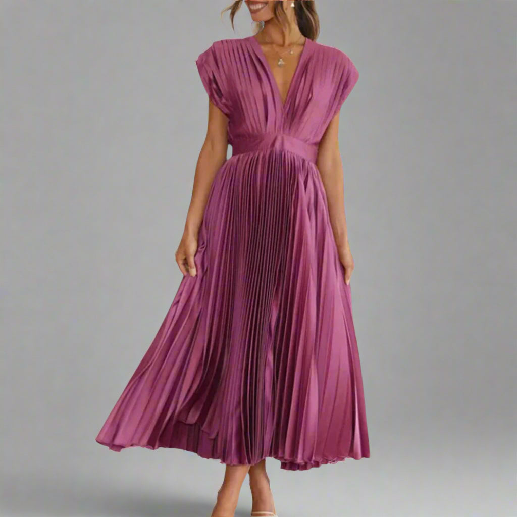 Womens Midi Dress Classic Fit