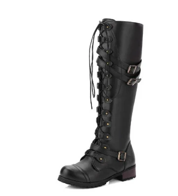 Womens Knee-High Boots Waterproof Durable Design