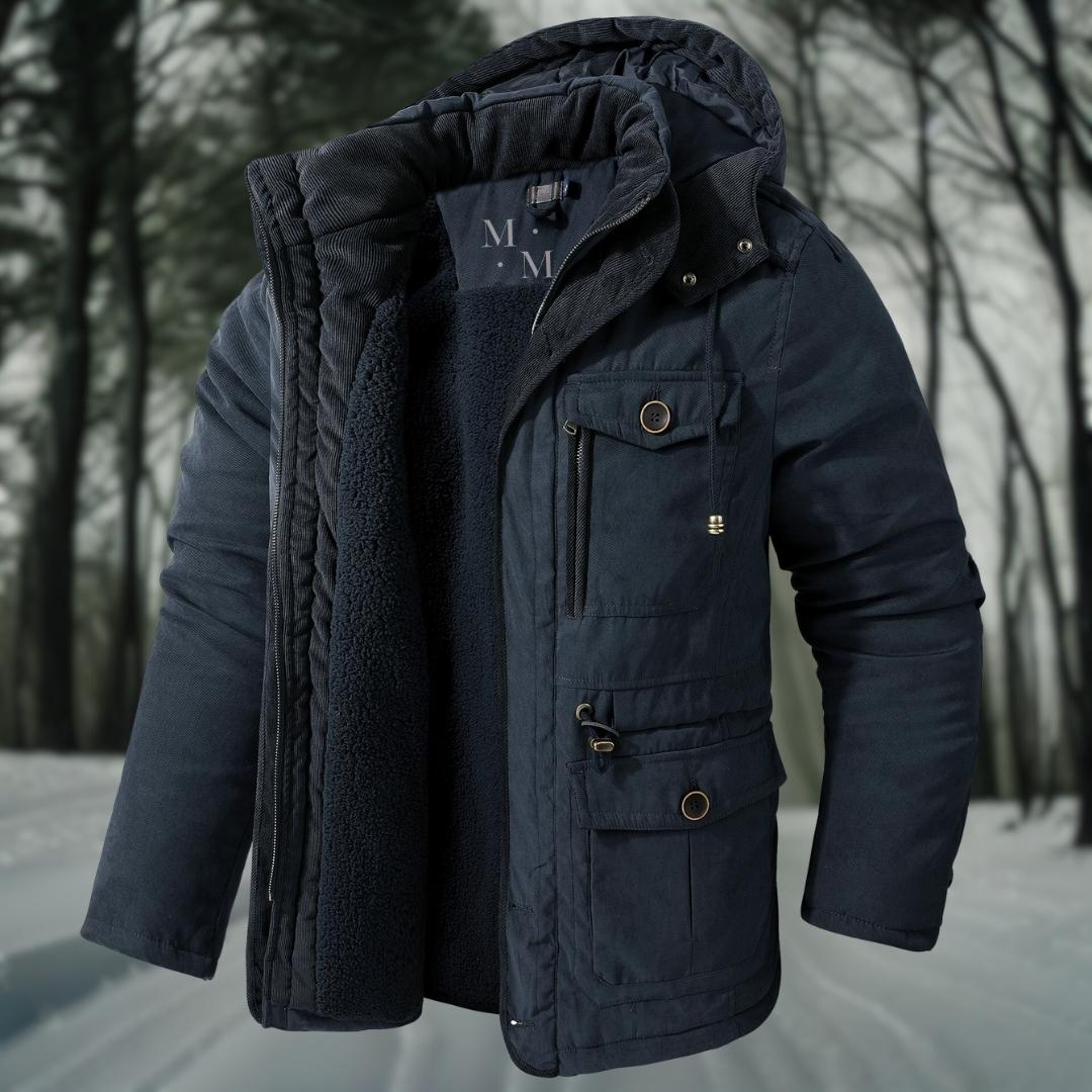 Mens Winter Jacket Insulated Warm Fit