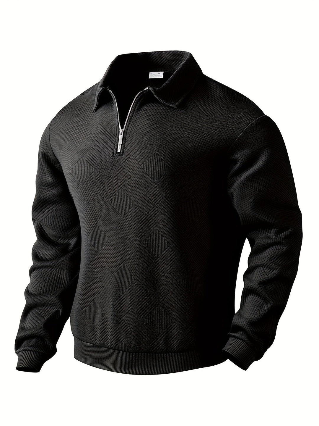 Unisex Quarter Zip Sweatshirt with Collar
