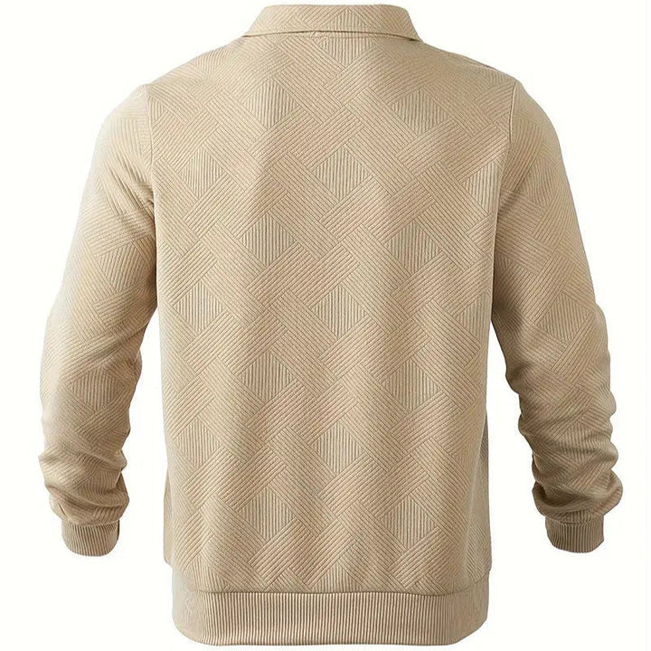 Unisex Quarter Zip Sweatshirt with Collar