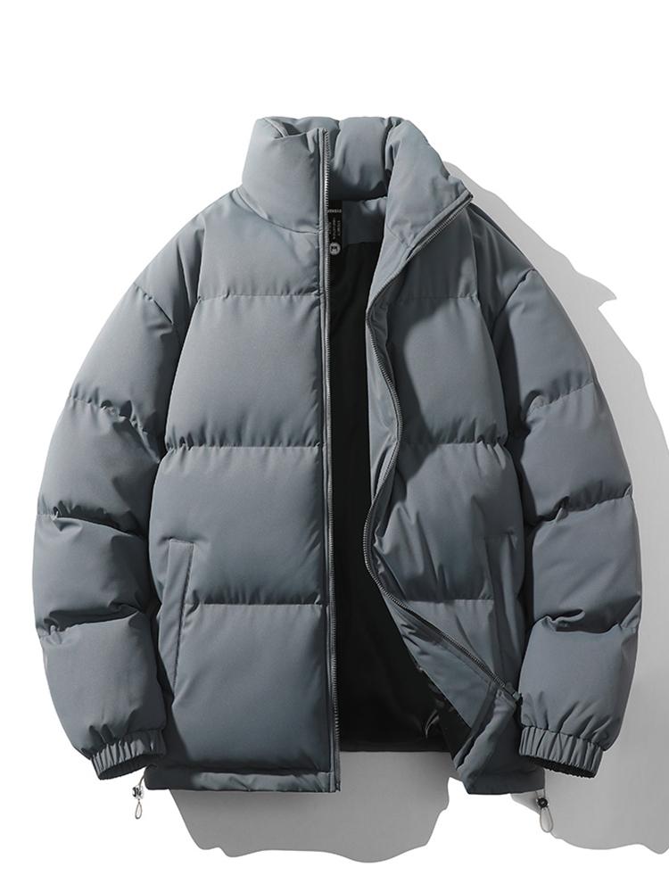 Mens Puffer Jacket Insulated Relaxed Fit
