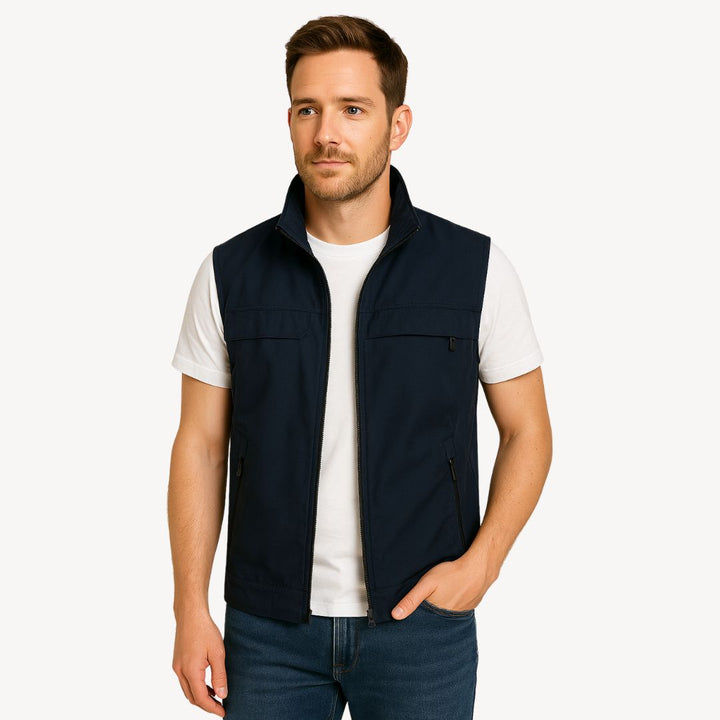 Mens Quilted Vest Lightweight Sleeveless