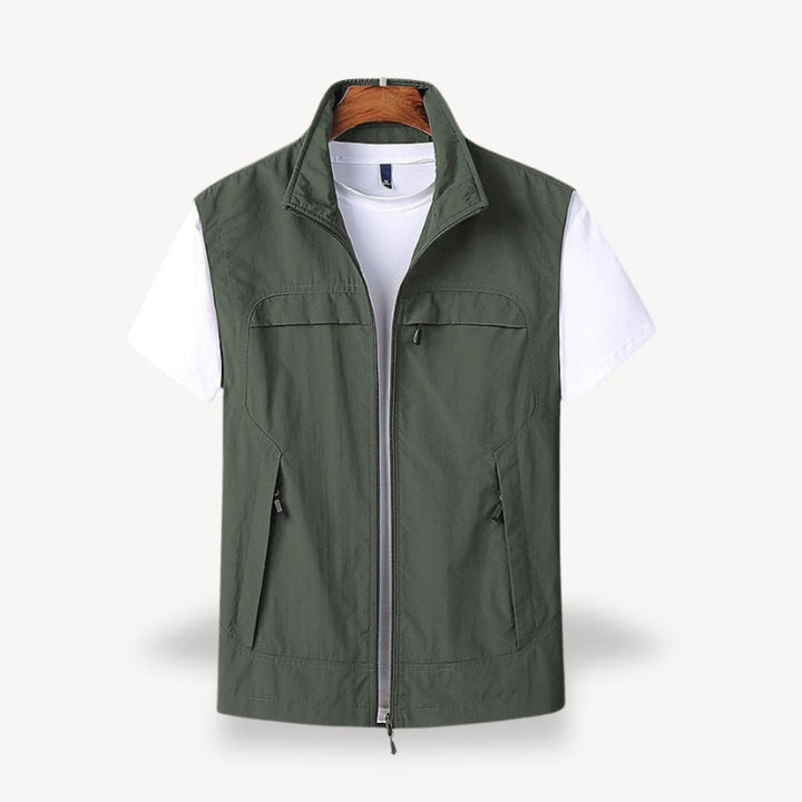 Mens Quilted Vest Lightweight Sleeveless