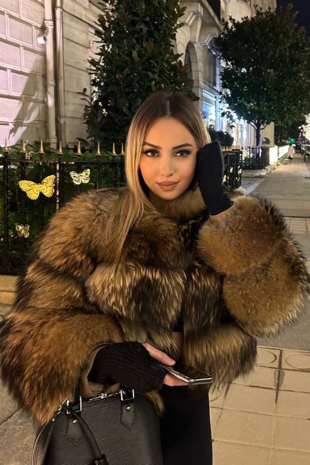 Womens Faux Fur Parka Soft Warm Plush Coat - BritishMode