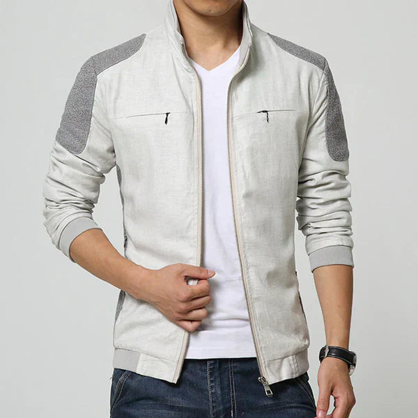 Mens Casual Lightweight Jacket Relaxed Fit