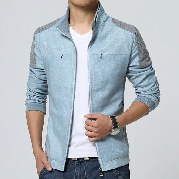 Mens Casual Lightweight Jacket Relaxed Fit - BritishMode