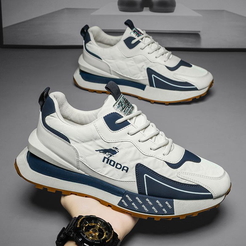 Mens Trainer Shoes Thick Lace-Up Design