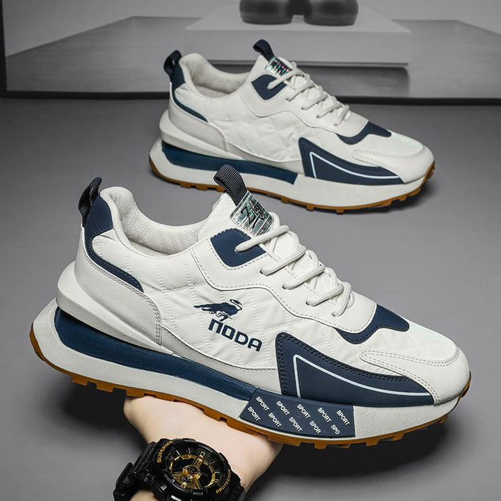 Mens Trainer Shoes Thick Lace-Up Design