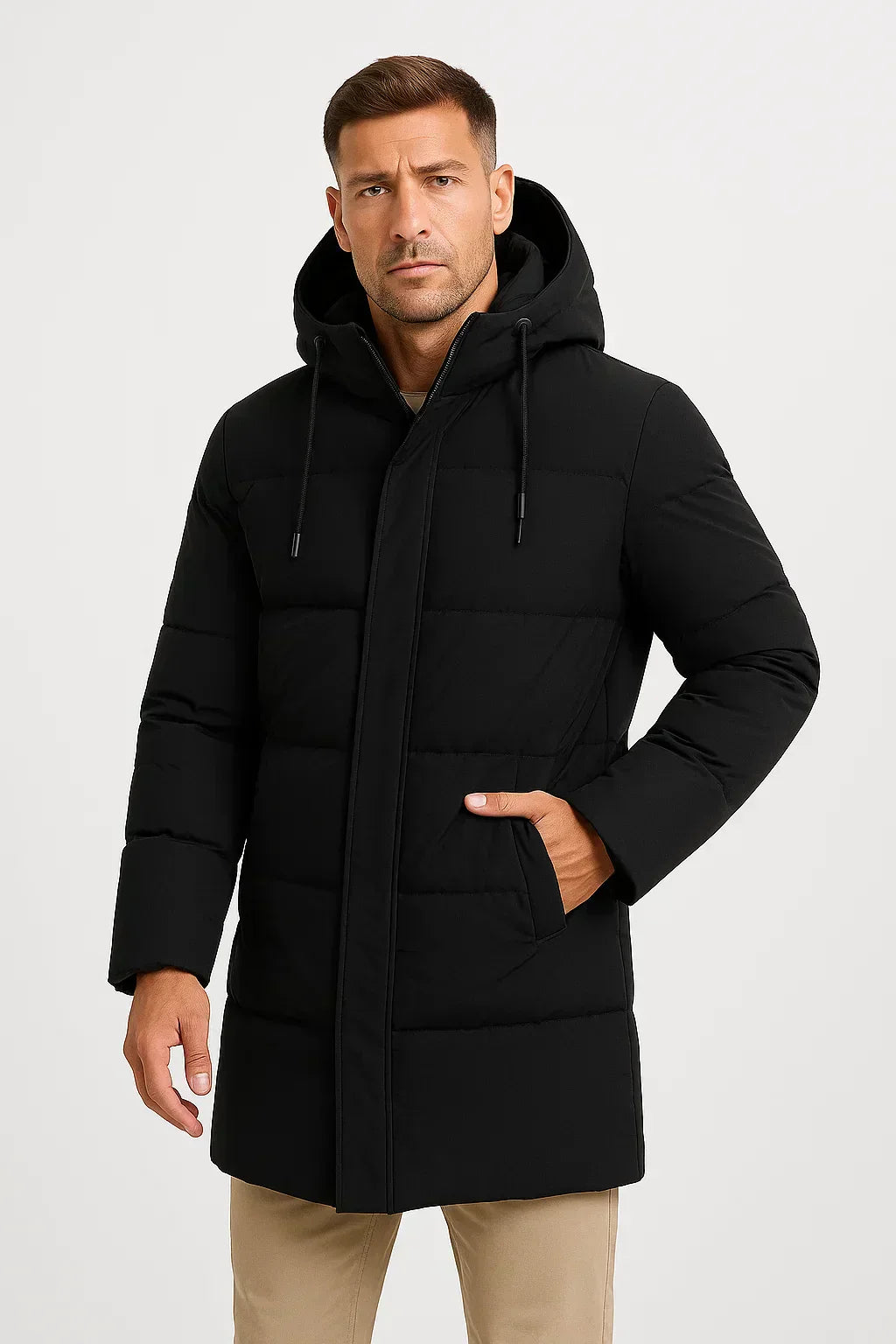 Mens Waterproof Puffer Jacket Insulated Lightweight - BritishMode