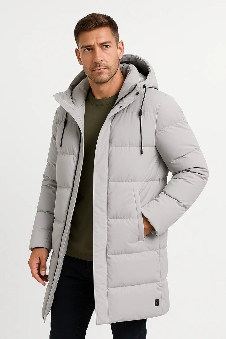 Mens Waterproof Puffer Jacket Insulated Lightweight