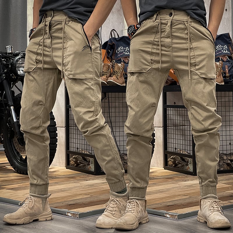 Mens Stretch Cargo Pants Relaxed Fit - BritishMode