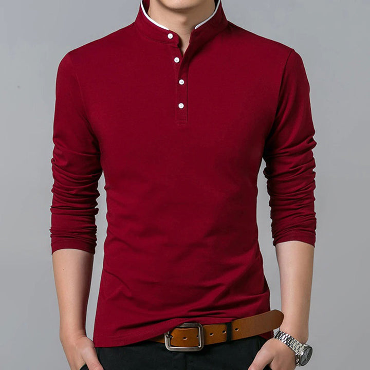 Mens Polo Shirt Classic Fit Cotton Blend