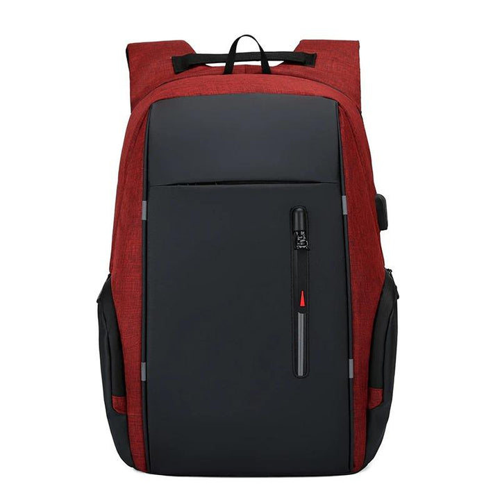 Unisex Waterproof Hiking Backpack with USB Charger and Laptop