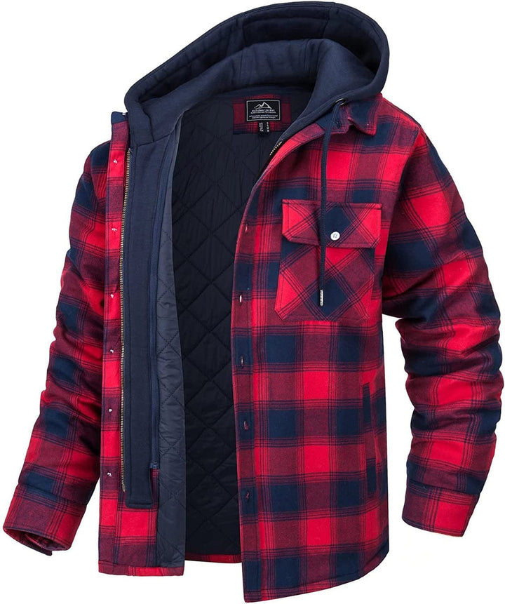 Mens Hooded Jacket Lightweight Mid-Season Fit