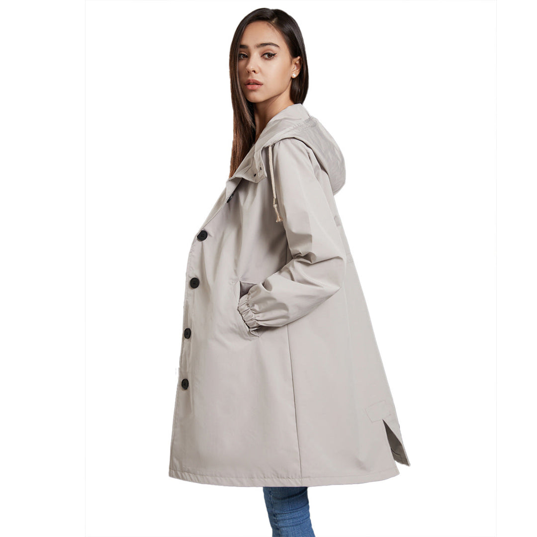 Womens Parka Coat with Hood Insulated Warm Fit