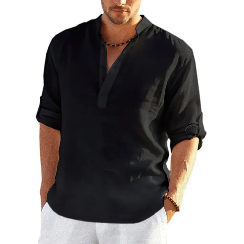 Mens Summer Shirt Lightweight Relaxed Fit - BritishMode