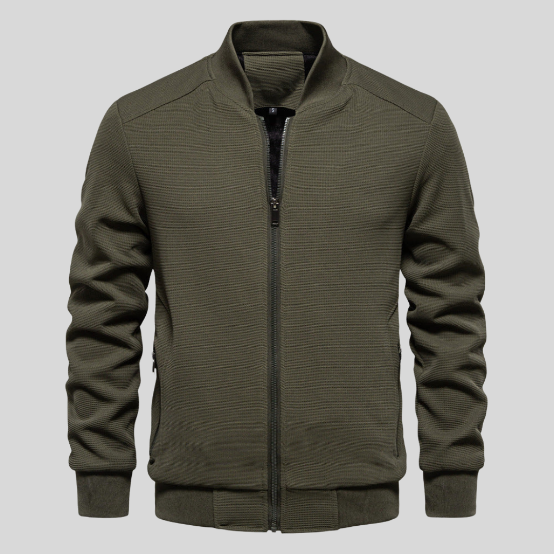 Mens Bomber Jacket Lightweight Weather-Resistant Fit