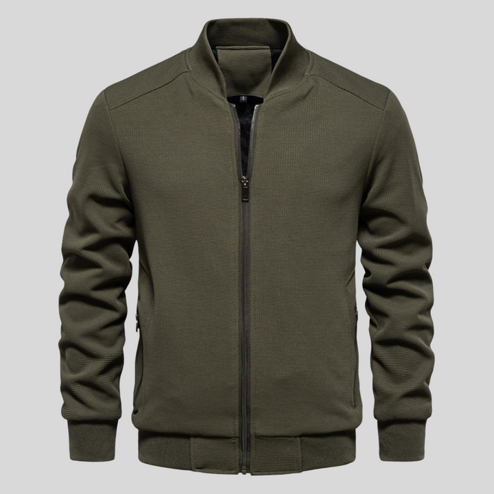 Mens Bomber Jacket Lightweight Weather-Resistant Fit