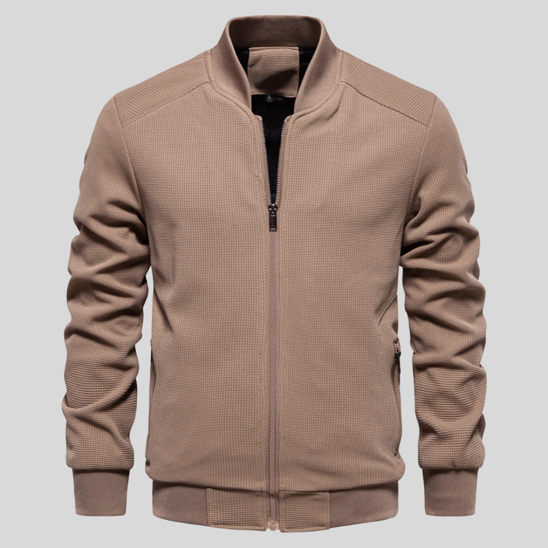 Mens Bomber Jacket Lightweight Weather-Resistant Fit