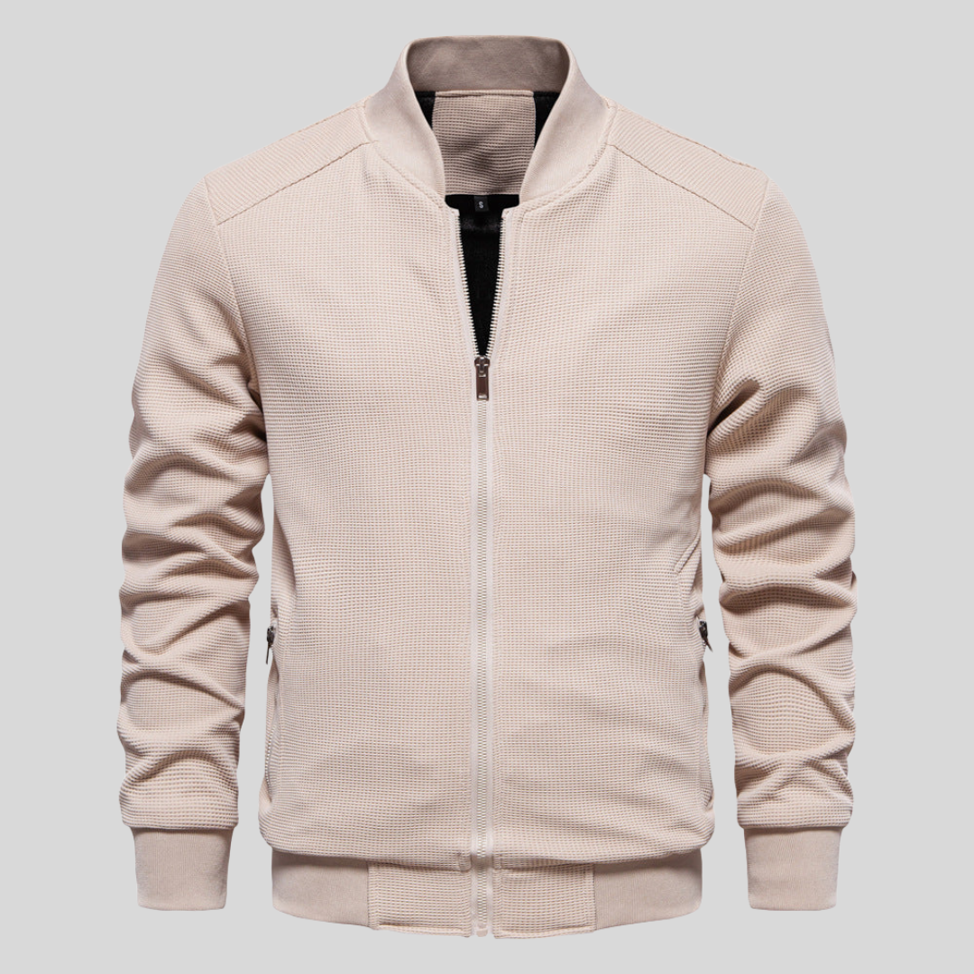 Mens Bomber Jacket Lightweight Weather-Resistant Fit - BritishMode