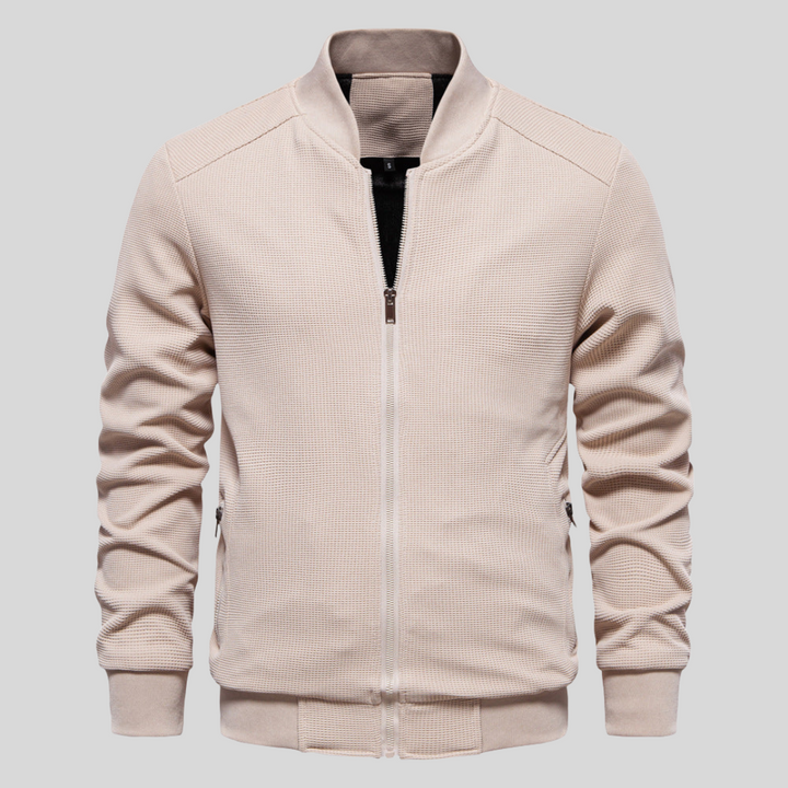Mens Bomber Jacket Lightweight Weather-Resistant Fit - BritishMode