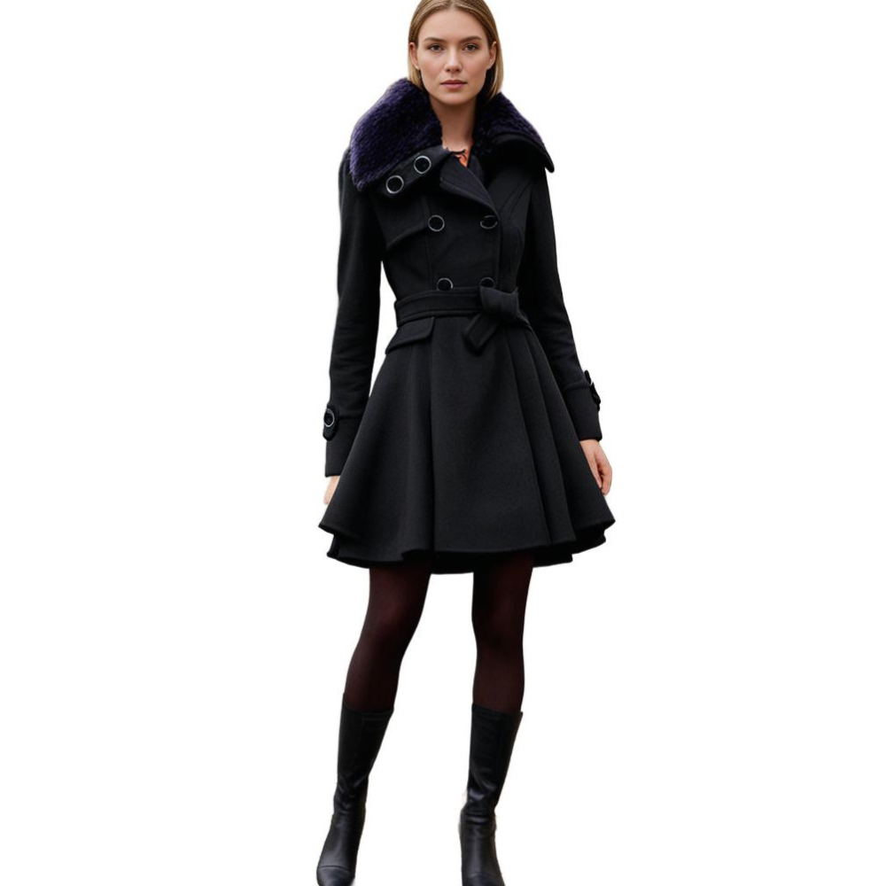 Womens Long Winter Coat with Warm Insulation
